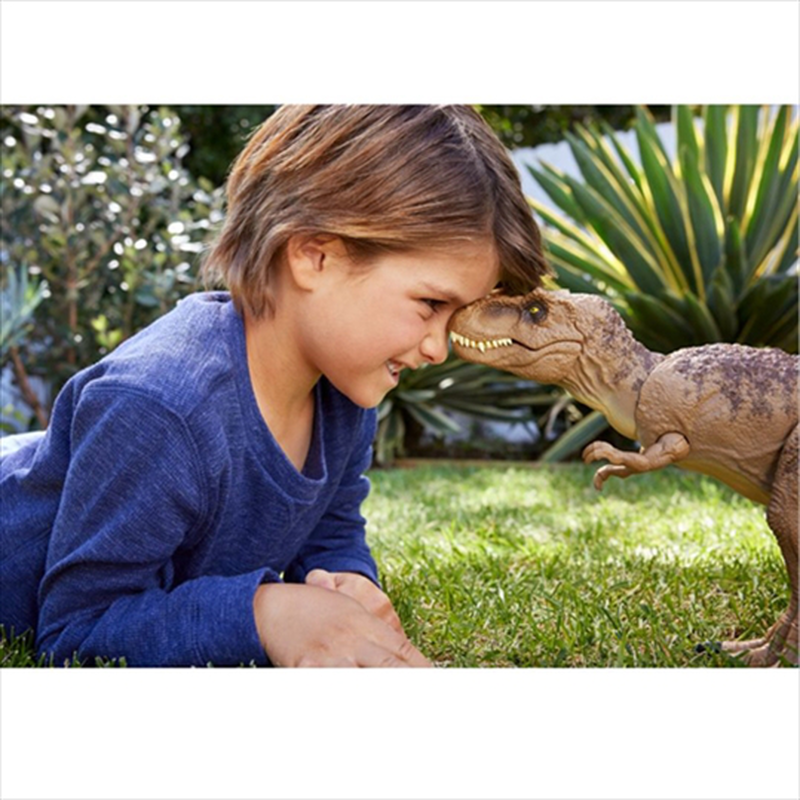 Jurassic world aggressive t-rex figure hxf53, , medium-null
