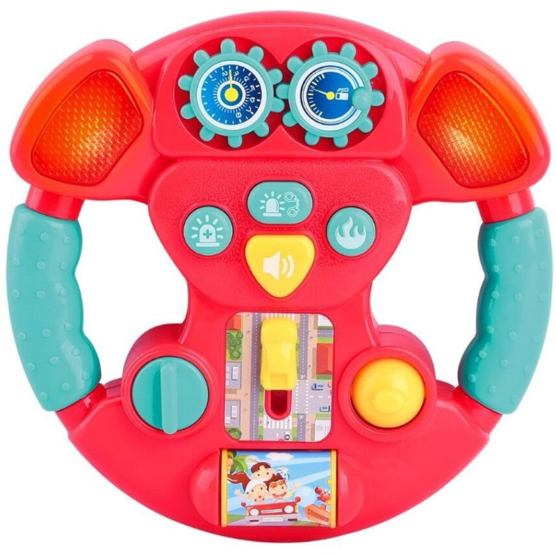 Playgo off to the rescue steering wheel b/o 2457, , medium-null