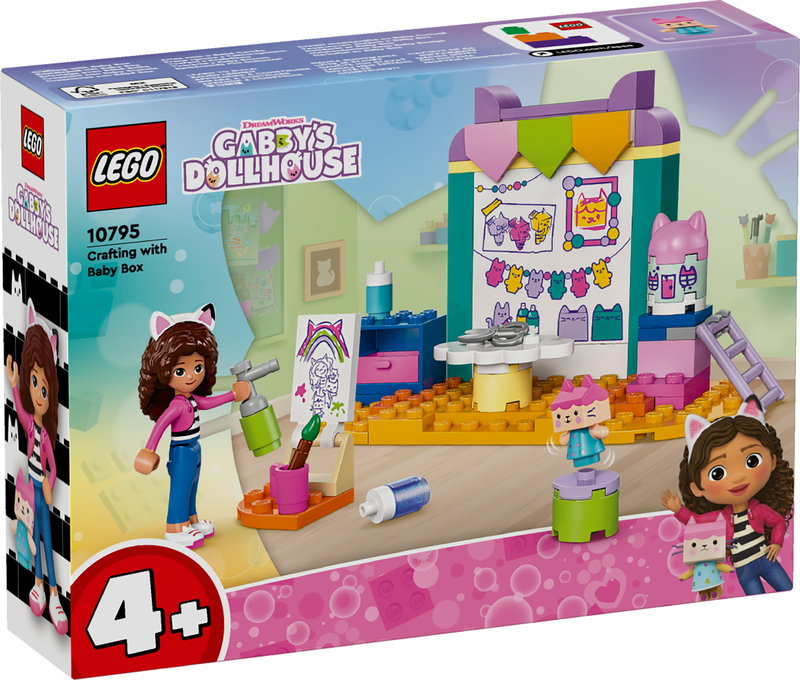 Lego gabby's dollhouse crafting with baby box 10795 &gamma;&iota;&alpha; &eta;&lambda;&iota;&kappa;ί&epsilon;&sigmaf; 4+ 60&tau;&mu;&chi;, , medium-null