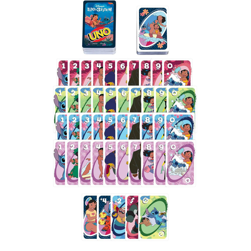 Product image: Uno disney's lilo and stitch card game, , medium-null