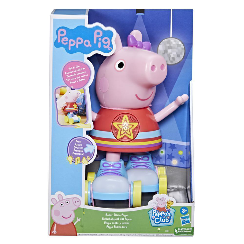 Peppa pig roller disco 11-inch interactive peppa toy image number null