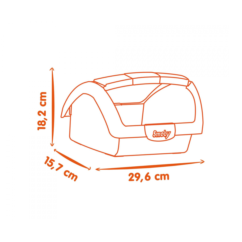 Smoby black+decker tool box, , medium-null