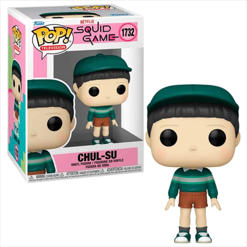 Funko pop! Television: squid game - chul-su #1732 vinyl figure, , medium-null