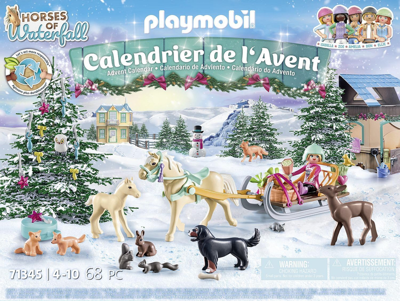 Playmobil horses of waterfall advent calendar, , medium-null