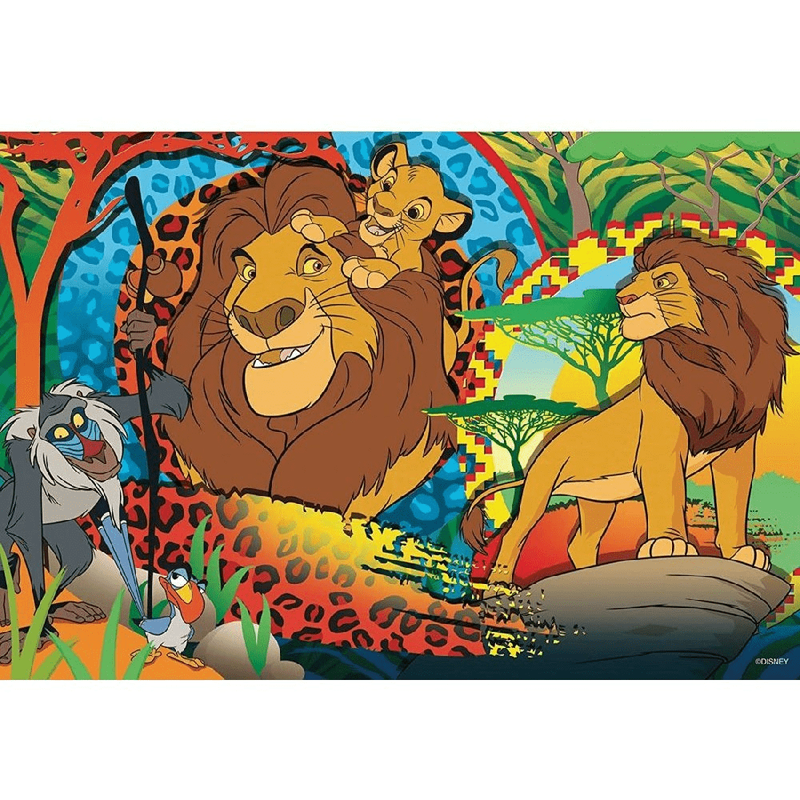Product image: Lion king double-face puzzle 24pcs, , medium-null
