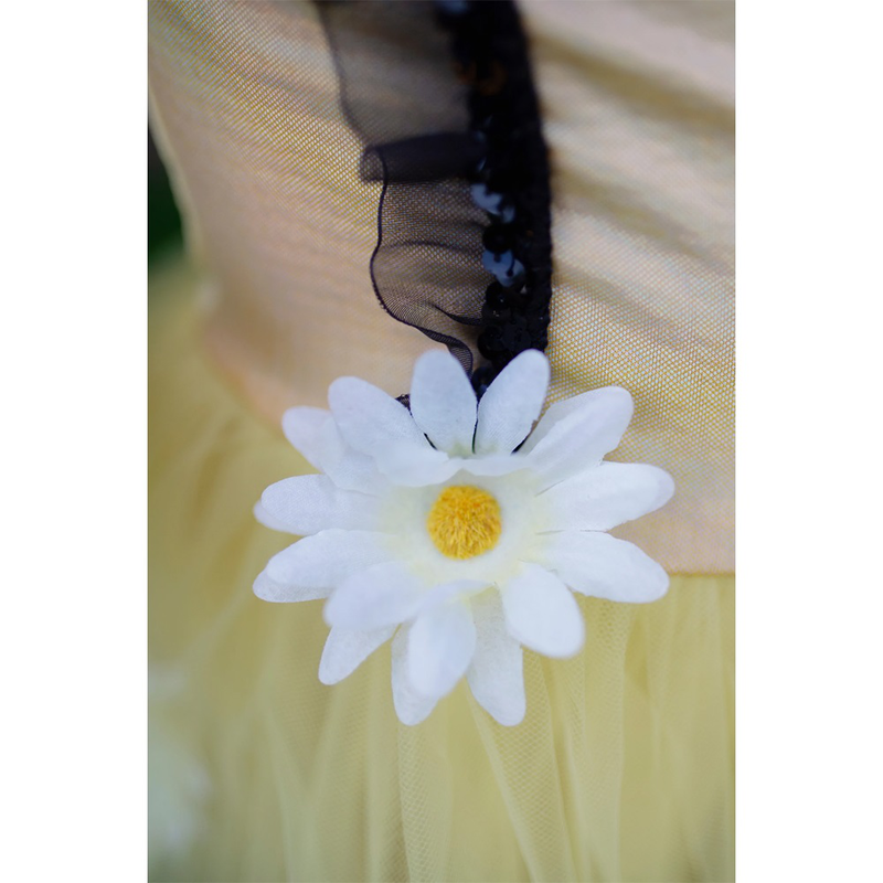 Great pretenders bumble bee dress & headband, size us 5-6, , medium-null