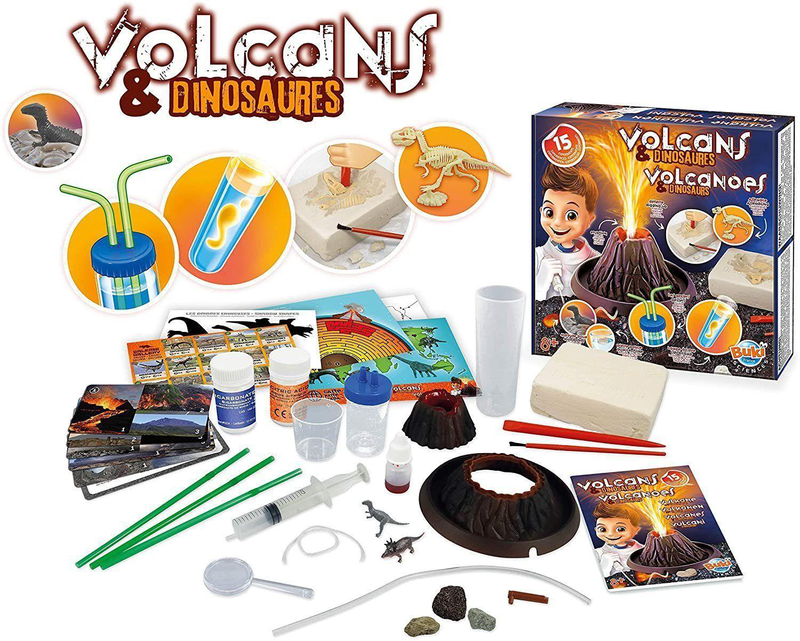 Buki france 2224 - volcanoes and dinosaurs image number null