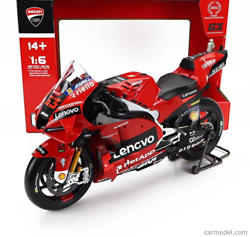Maisto ducati desmosedici gp22 world champion motogp 2022, , medium-null