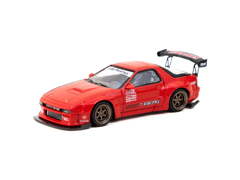 Tarmac works 1/64 pandem mazda rx-7 fc3s red die-cast – road64, , medium image number null
