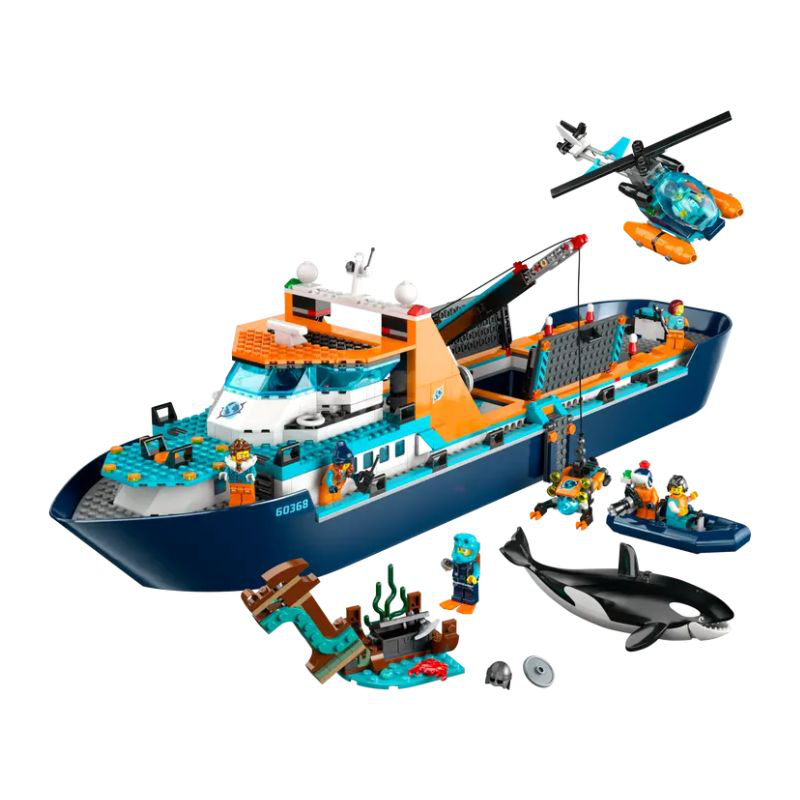 Lego 60368 city - arctic explorer ship, , medium-null