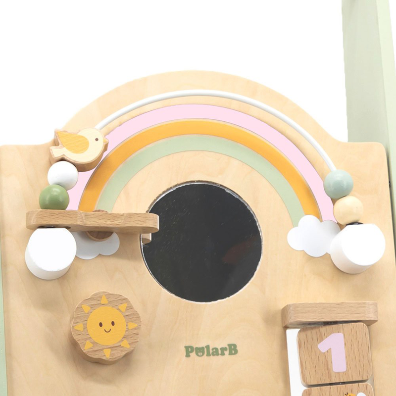 Green activity baby walker, , medium-null