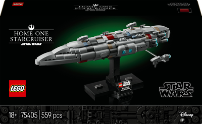 Lego star wars home one starcruiser 75405 for ages 18+ 559pcs, , medium