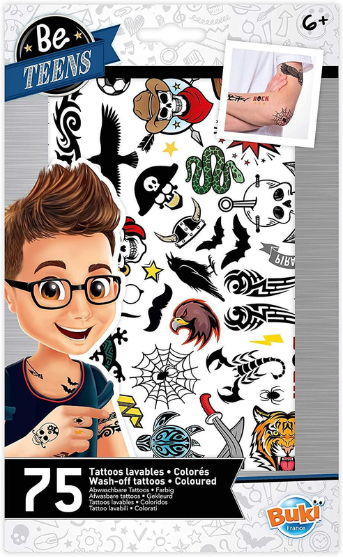Buki france wash-off tattoos, , medium-null
