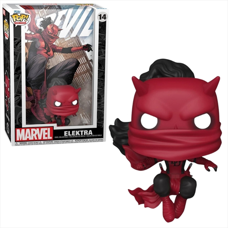 Funko pop! Comic covers: marvel daredevil - elektra #14 vinyl figure, , medium-null