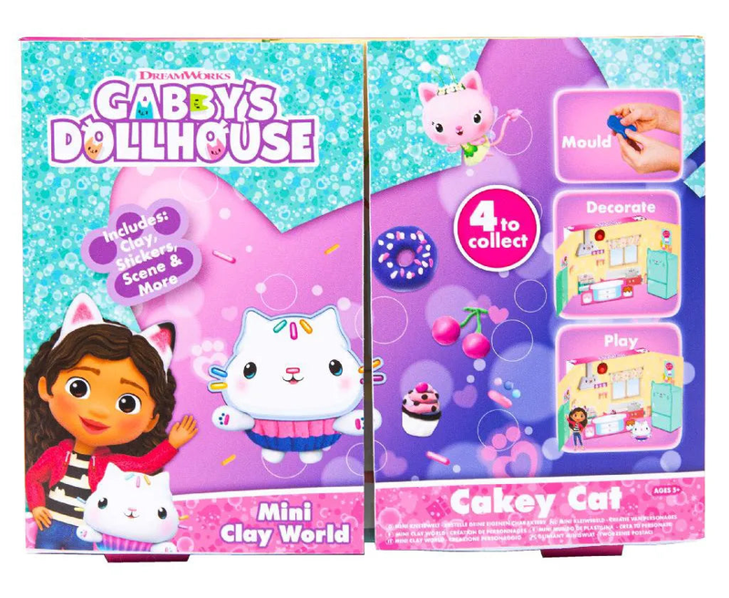 Gabby's dollhouse mini clay world 4 - assorted, , medium image number null