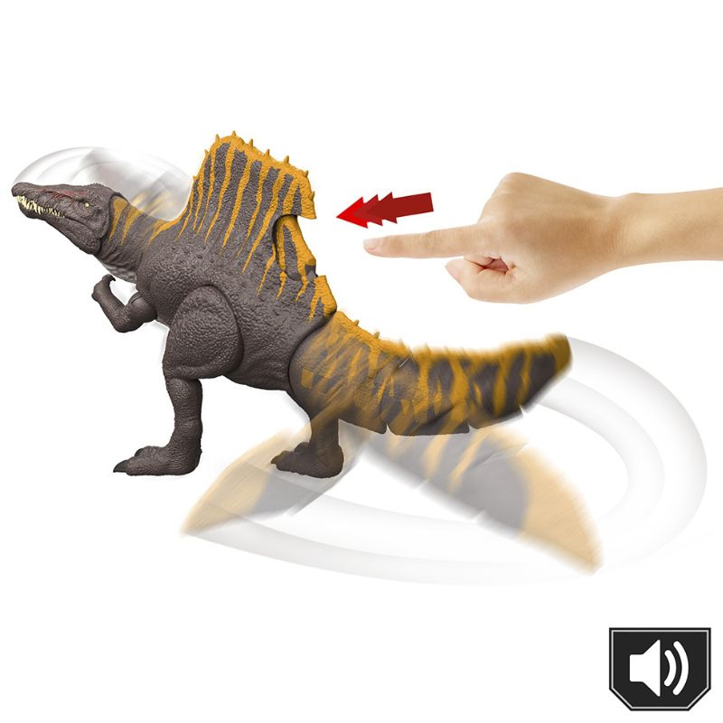 Product image: Jurassic world rebirth - spinosaurus with dual attack function and sounds jgb56, , medium-null