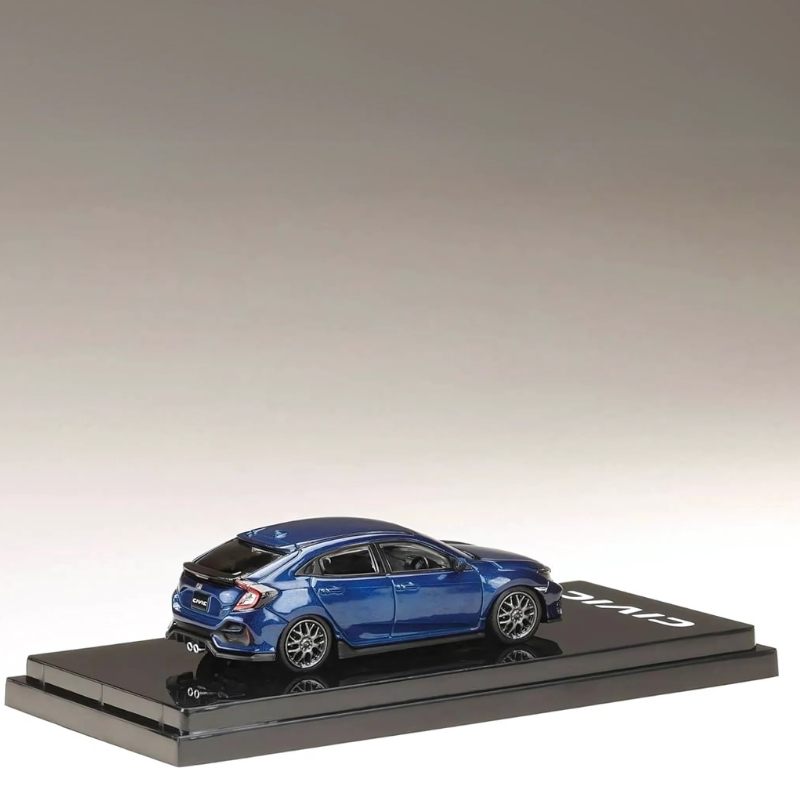 Hobby japan 1/64 2020 honda civic h/b fk7 customized version, obsidian blue pearl, , medium image number null