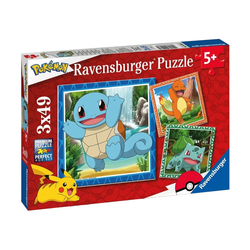 Product image: Ravensburger παζλ pokemon (3x49 τεμαχια) 05586, , medium-null