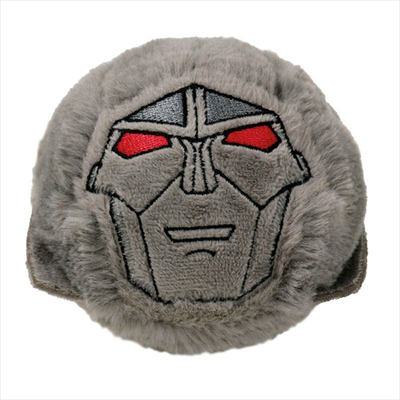 Ty beanie bouncers transformers megatron plush bouncing ball grey, , medium