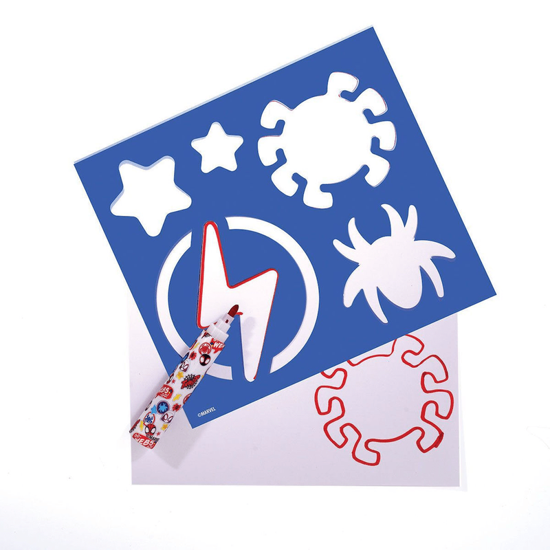 Product image: Drawing set in backpack marvel spidey and his amazing friends, , medium-null