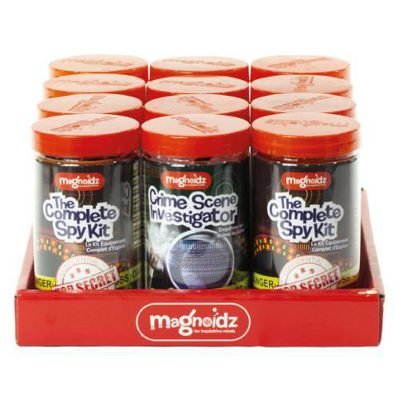 Product image: Magnoidz spy detective fun tube kits - assorted-null