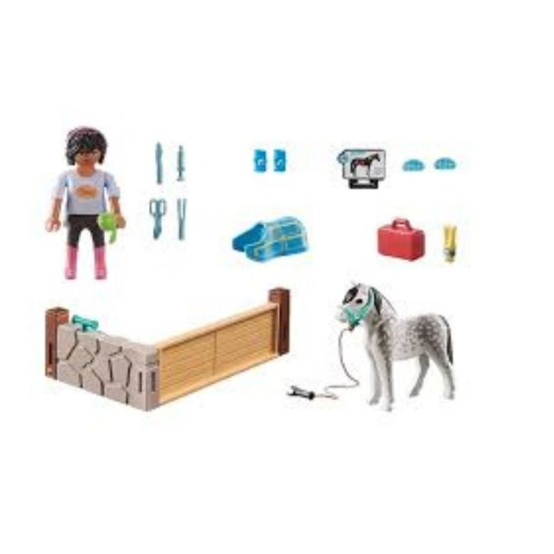 Playmobil 71497 horses of waterfall - horse therapist, , medium-null