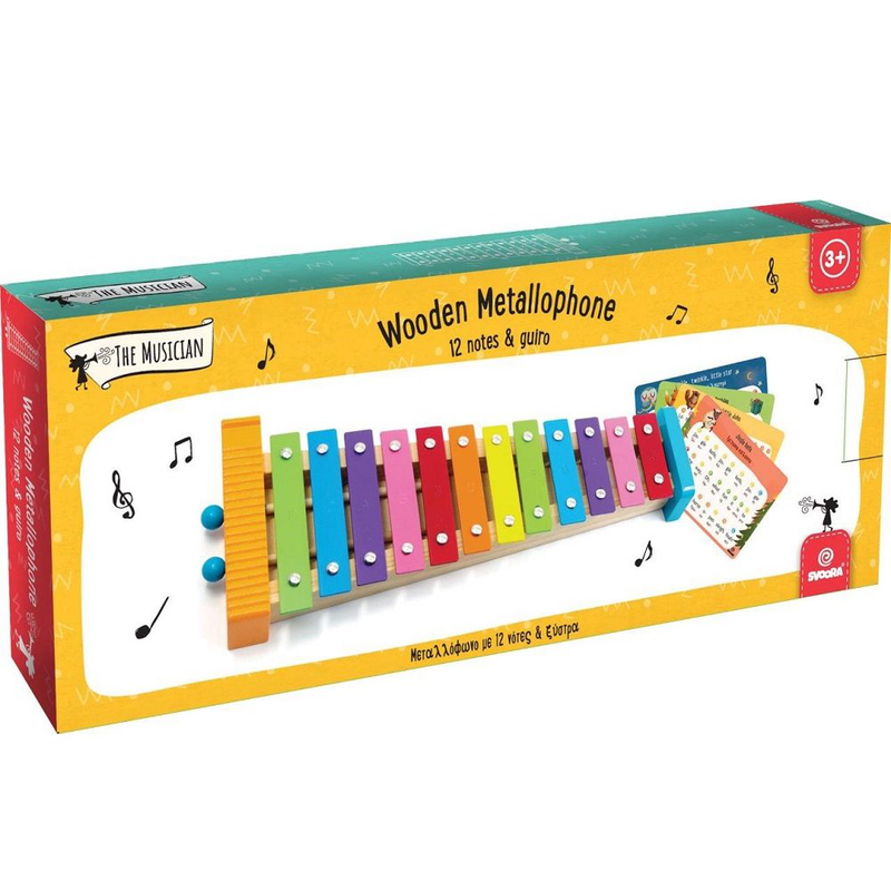 Product image: Wooden metalphone 12 keys with, , medium-null