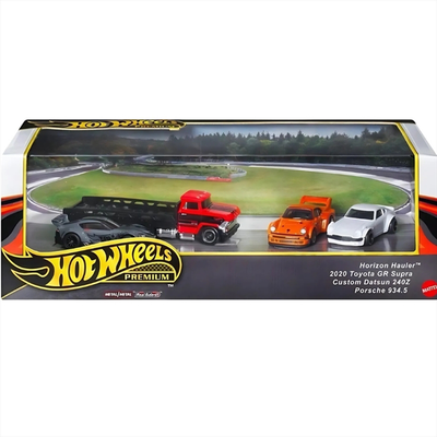 Mattel hot wheels: premium 1/64 collectors set - race day jbm05 - gmh39-957a, , medium