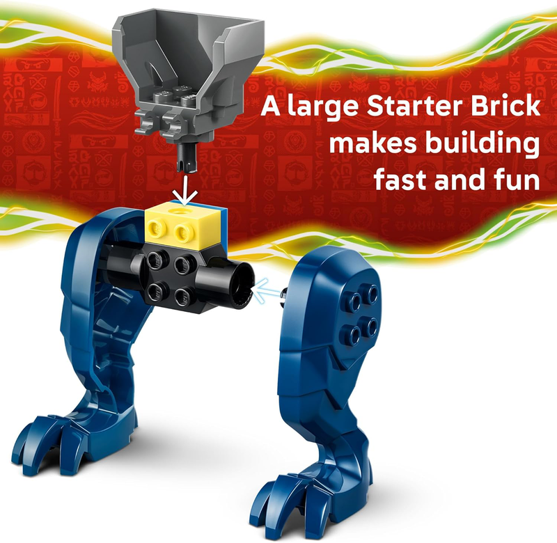 Lego ninjago jay's dragon mech fight, , medium-null