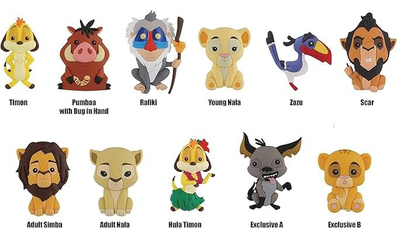 Monogram-the lion king 3d bag clips, , medium-null