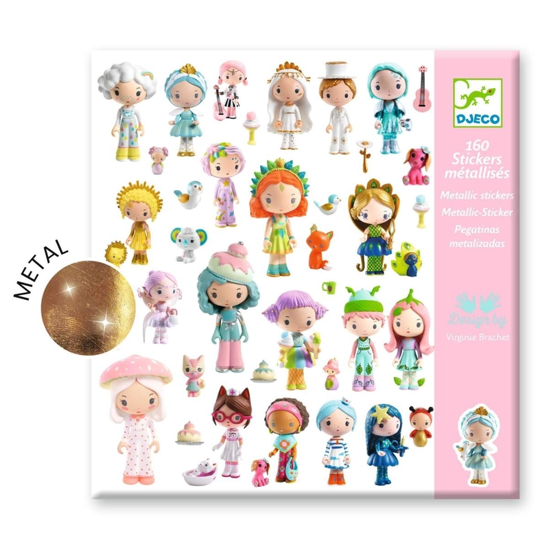 Tinyly metallic stickers, , medium-null