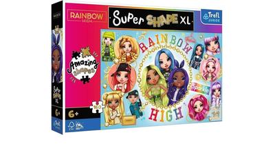 Puzzle 160 super shape xxl colorful rainbow high trefl, , medium