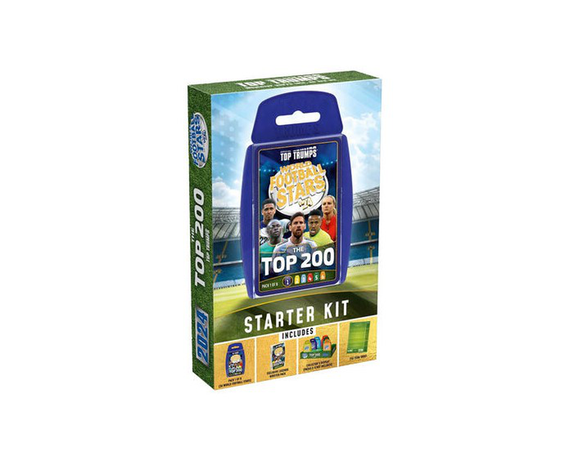 Winning moves top trumps world football stars card 2024 starter kit game, , medium-null
