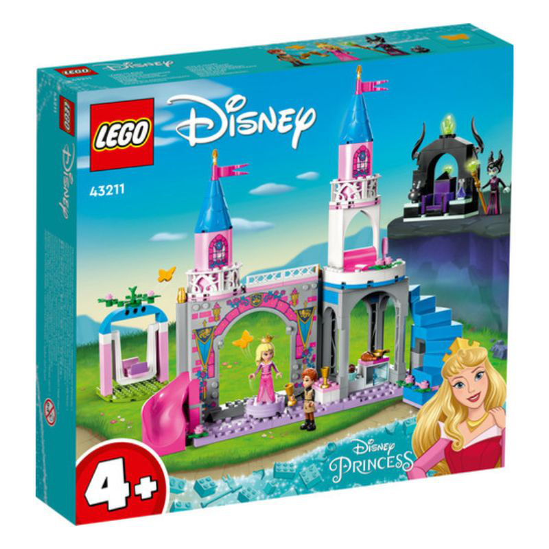 Lego disney aurora's castle 43211 for ages 4+ 187pcs, , medium-null