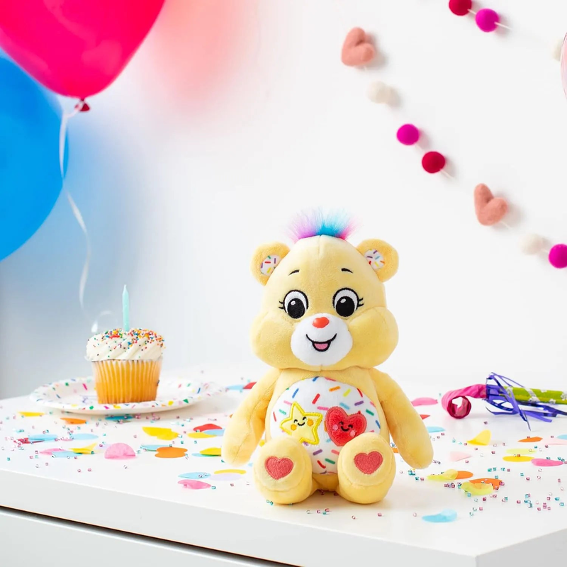 Care bears 22cm plush sweet celebrations bear, , medium-null