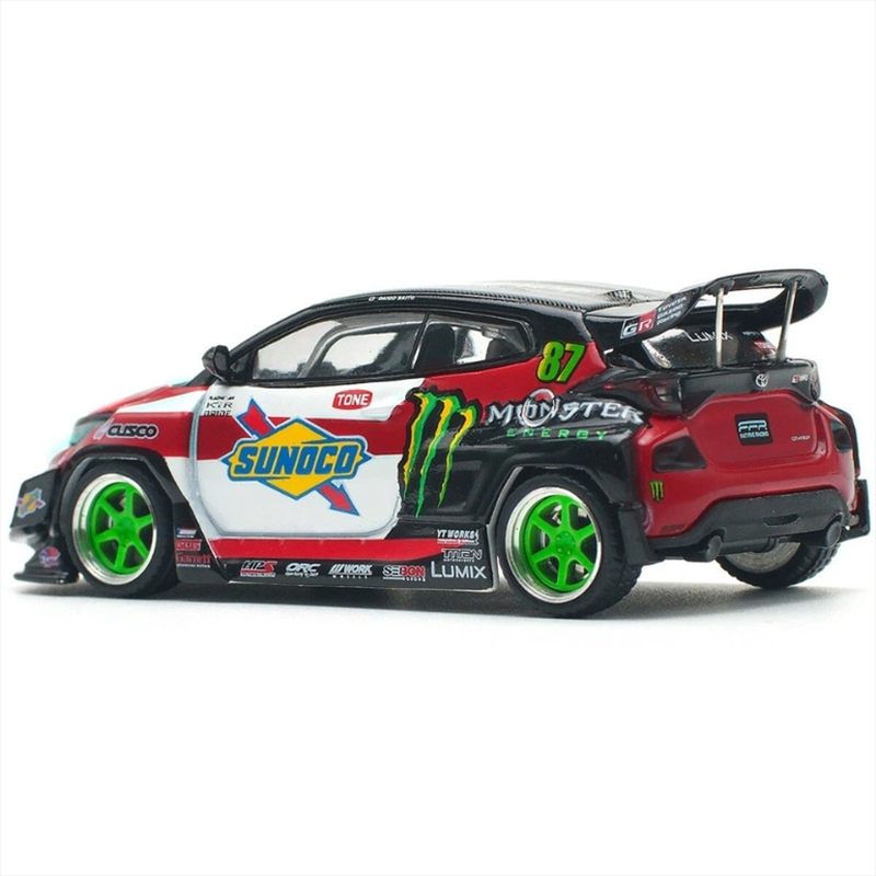 Pop race 1/64 toyota pandem gr yaris daigo saito, various, , medium-null