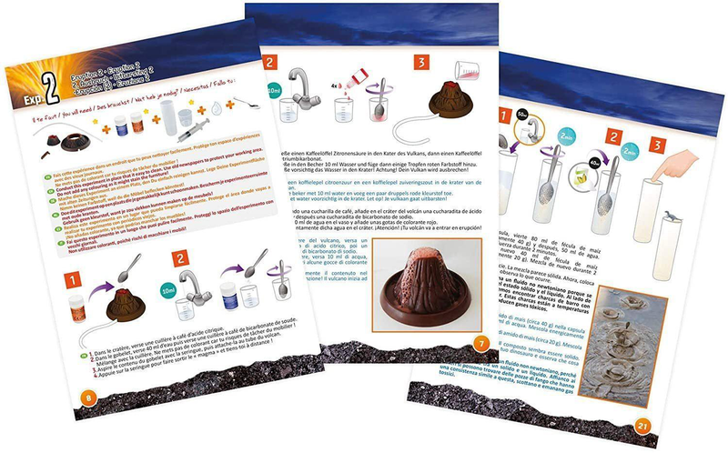 Buki france 2224 - volcanoes and dinosaurs image number null