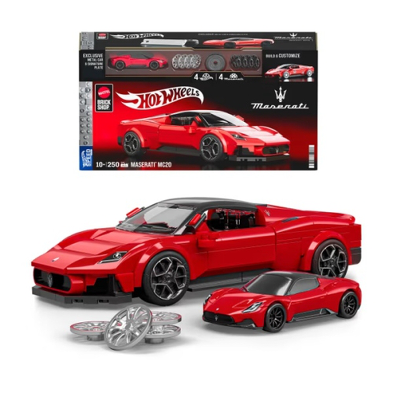 Hot wheels brick shop maserati mc20 250pcs 10y+ (jfr90), , medium-null