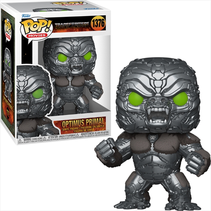 Product image: Funko pop! Movies: transformers rise of the beasts - optimus primal #1376 vinyl figure, , medium-null