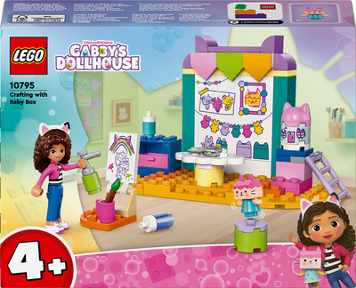 Lego gabby's dollhouse crafting with baby box 10795 &gamma;&iota;&alpha; &eta;&lambda;&iota;&kappa;ί&epsilon;&sigmaf; 4+ 60&tau;&mu;&chi;, , medium