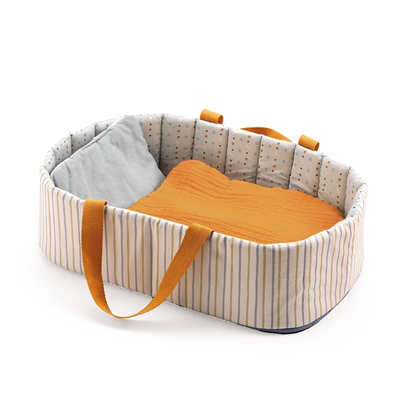 Doll bassinet blue lines