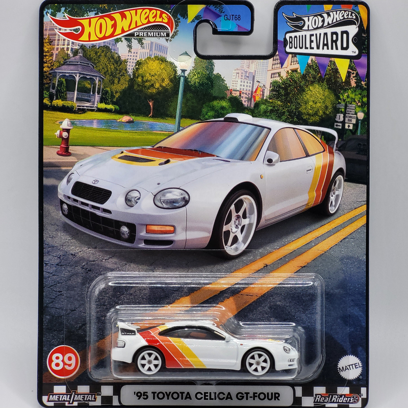 Hotwheels premium boulevard '95 toyota celica gt-four gjt68 #89, , medium-null