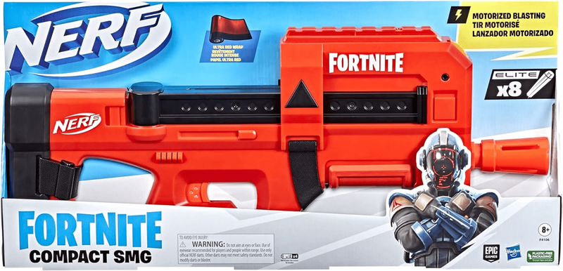 Product image: Nerf fortnite compact smg motorized dart blaster, , medium-null