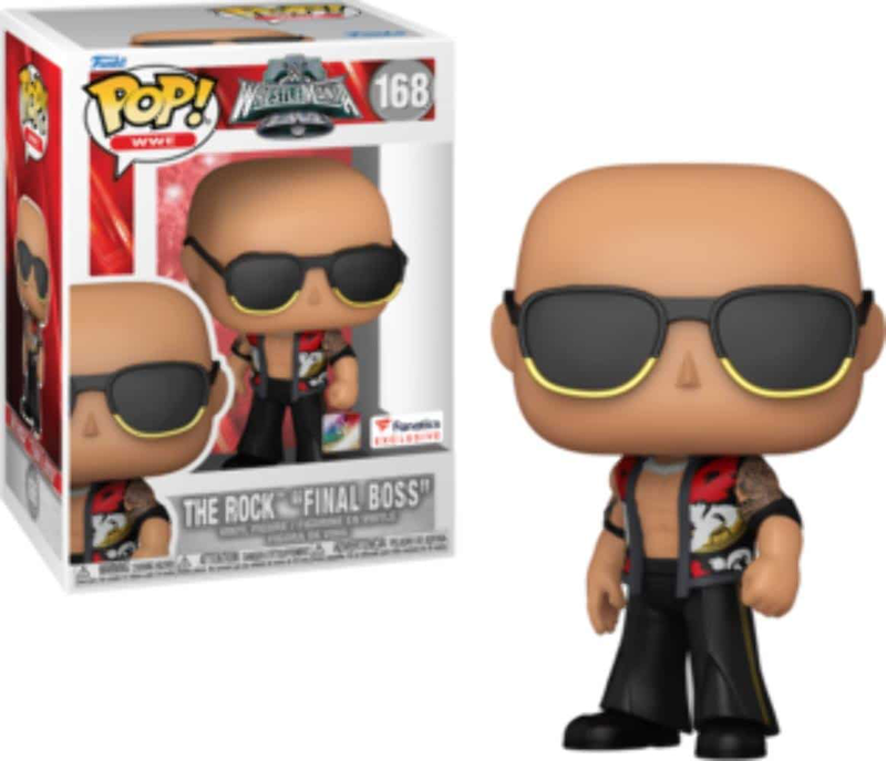 Product image: Funko pop! Wwe - the rock "final boss" #168 (exclusive), , medium-null