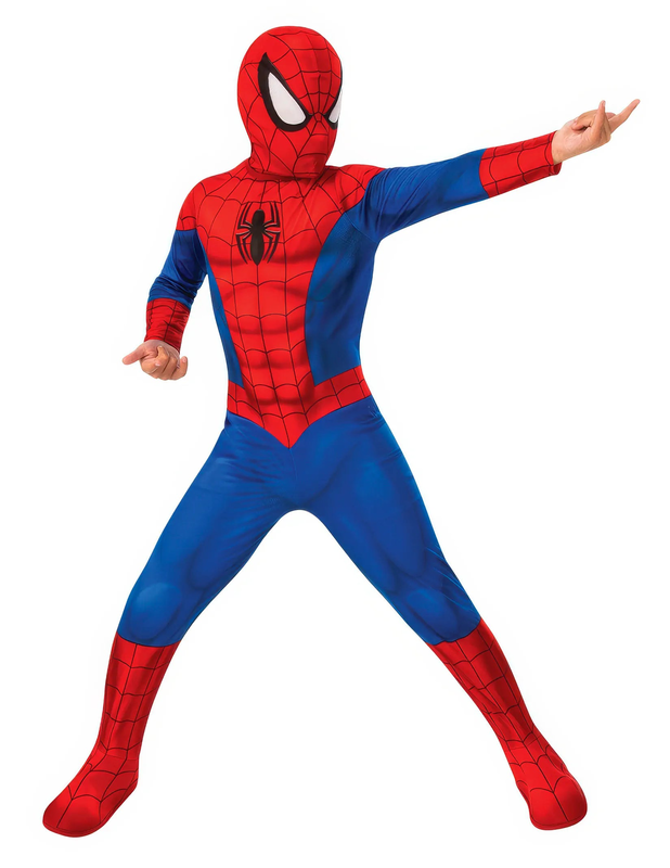 Spider-man classic costume with shoe covers and mask image number null
