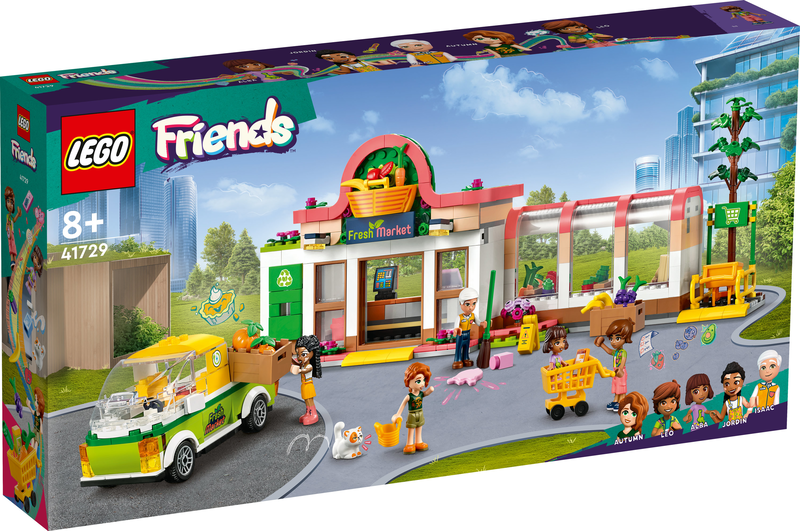 Lego friends organic grocery store 41729 for ages 8+ 830pcs, , medium-null