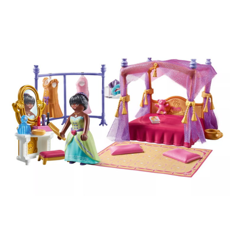 Playmobil princess magic - bedroom with dressing room 4y+ (71847), , medium-null