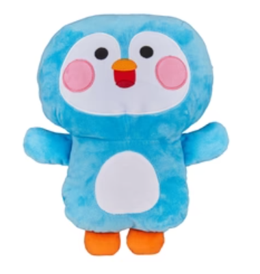 PILLOW PLUSHY HOT WATER BOTTLE, Light Blue, medium