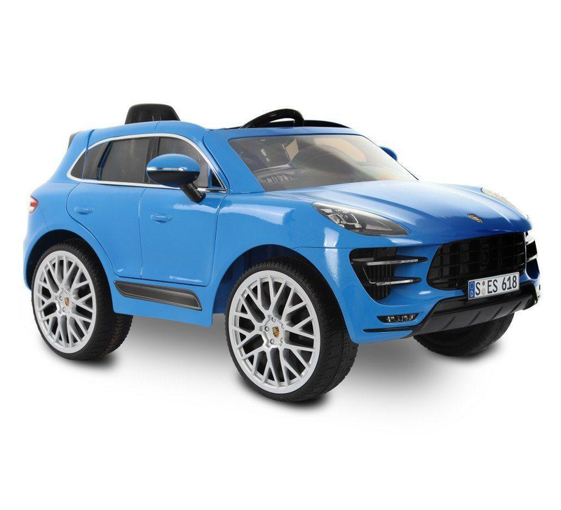 Buy Rollplay germany premium porsche macan turbo 12v battery ride on car blue Jinius