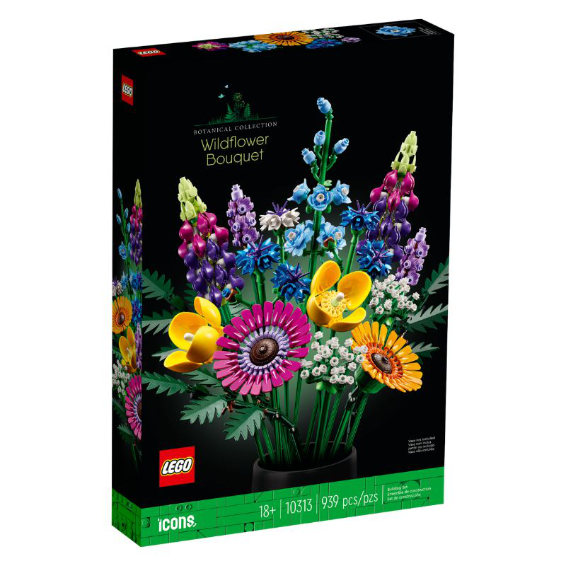 Lego icons wildflower bouquet 10313 for ages 18+, , medium-null